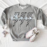 Chaos Retro Bolt Black & White Checker Teams Digital Download