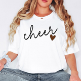 Cheer Leopard Heart Slant Digital Download