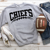 Chiefs Black Football Arched Digital Download