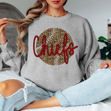 Chiefs Leopard Baseball Red & Black Digital Download
