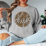 Chiefs Leopard Baseball White & Black Digital Download