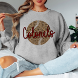 Colonels Leopard Baseball Maroon & Black Digital Download