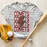 Comets Baseball Bolt Digital Download