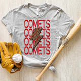 Comets Baseball Bolt Digital Download