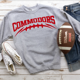 Commodors Red Football Arched Digital Download