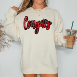 Cougars Crackle Cursive Teams Digital Download