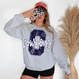 Cowboys Stripes Varsity Team Digital Download