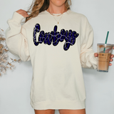 Cowboys Crackle Cursive Teams Digital Download