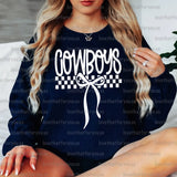 Cowboys Simple Bow PNG Digital Download