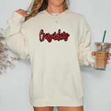 Crusaders Crackle Cursive Teams Digital Download