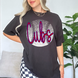 Cubs Baseball Halftone Digital Download