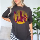 Cubs Softball Halftone Digital Download