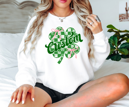 Coquette CUSTOM Checker Shamrock Digital Download