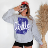 Devils Stripes Varsity Team Digital Download