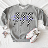Devils Retro Bolt Black & White Checker Teams Digital Download