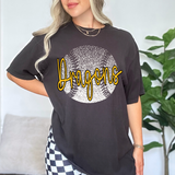 Dragons Gold Baseball Halftone Digital Download