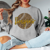 Dragons Leopard Baseball Gold & Black Digital Download