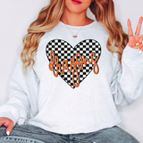 Dragons Retro Checker Heart Digital Download