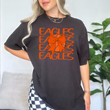 Eagles Basketball Bow Team Repeat Orange Digital Download