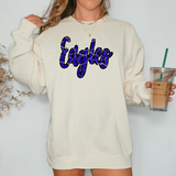 Eagles Crackle Cursive Teams Digital Download