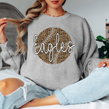 Eagles Leopard Baseball White & Black Digital Download
