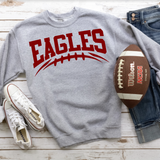 Eagles Maroon Football Arched Digital Download
