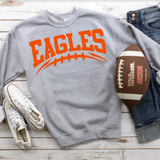 Eagles Orange Football Arched Digital Download