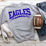 Eagles Royal Blue Football Arched Digital Download