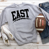 East Black Football Arched Digital Download