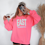 East Floral Arch Baseball Digital Download