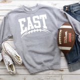 East White Football Arched Digital Download
