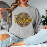Falcons Leopard Baseball Yellow & Black Digital Download