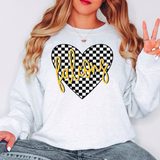 Falcons Retro Checker Heart Digital Download
