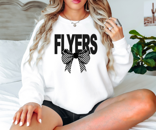 Flyers Coquette Checker Bow Digital Download