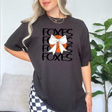 Foxes Basketball Bow Team Repeat Black Digital Download