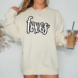 Foxes Crackle Cursive Teams Digital Download