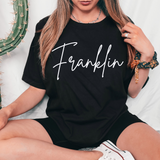 Franklin Script White School Mascot Background PNG Digital Download