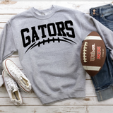 Gators Black Football Arched Digital Download