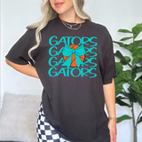 Gators Basketball Bow Team Repeat Teal Digital Download