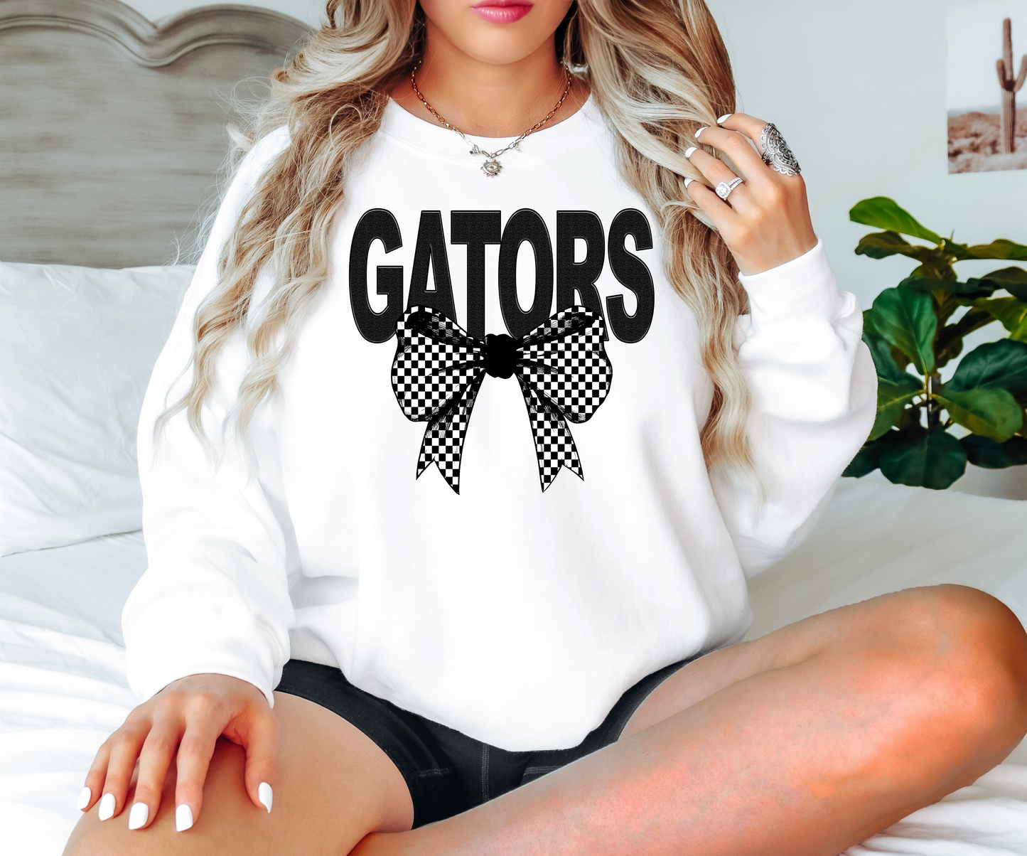 Gators Coquette Checker Bow Digital Download
