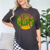 Gators Kelly Green Softball Halftone Digital Download