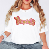 Bearcats Gold Pink Checker Glitter Digital Download