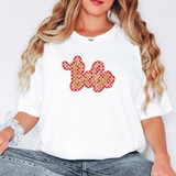 Bebe Gold Pink Checker Glitter Digital Download