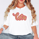 Cota Gold Pink Checker Glitter Digital Download
