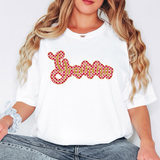 Gramma Gold Pink Checker Glitter Digital Download
