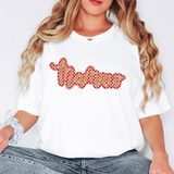 Mamaw Gold Pink Checker Glitter Digital Download