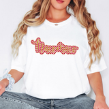 Mawmaw Gold Pink Checker Glitter Digital Download