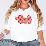 Nan Gold Pink Checker Glitter Digital Download
