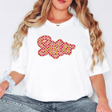 Sister Gold Pink Checker Glitter Digital Download