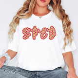 Sped Gold Pink Checker Glitter Digital Download